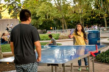 Outdoor Ping Pong Table at Crystal Square, Virginia