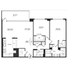 2 Bedroom 1 Bath 1223 SF 22ar