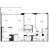 2 Bedroom 2 Bath 1293 SF 22cr