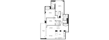 2 Bedroom 2 Bath 1457 SF 22jr
