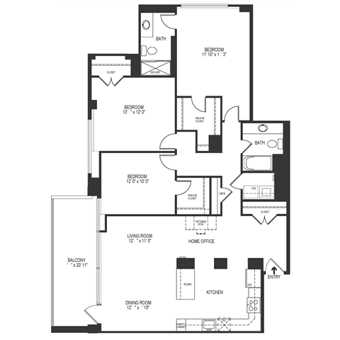 1600 S Eads St Studio-4 Beds Apartment for Rent - Photo Gallery 168