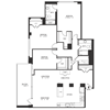2 Bedroom 2 Bath 1457 SF 22jr