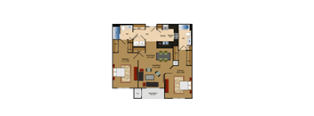 a floor plan of a home with floor plans of different floors