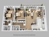 2 Bed, 2 Bath 1286 SF 2C 2 Bedroom Crystal City Arlington VA Apartment Rentals