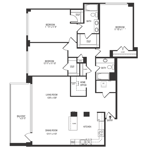 1600 S Eads St Studio-4 Beds Apartment for Rent - Photo Gallery 170