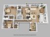 3 Bed + Den, 2 Bath 1,831 SF 3C Spacious 3 Bedroom Crystal City Arlington VA Apartment Rentals