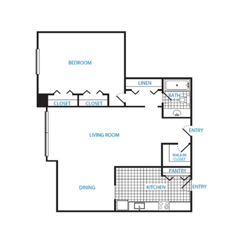 Spacious 1-bed, 1-bath in National Landing