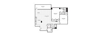 Spacious 2-bed, 2-bath in National Landing
