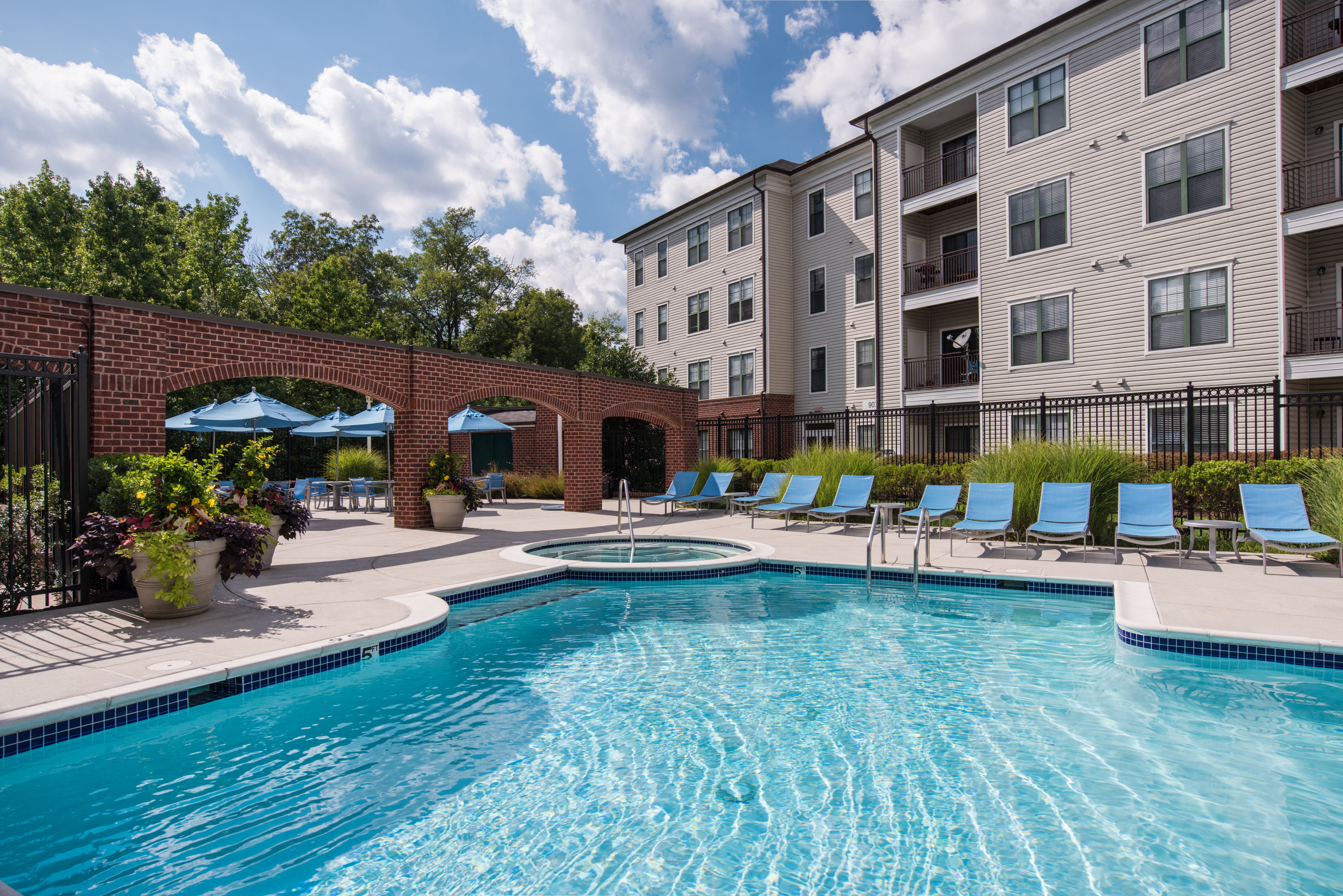 Glimmering Pool at The Cosmopolitan at Lorton Station, Lorton, VA, 22079