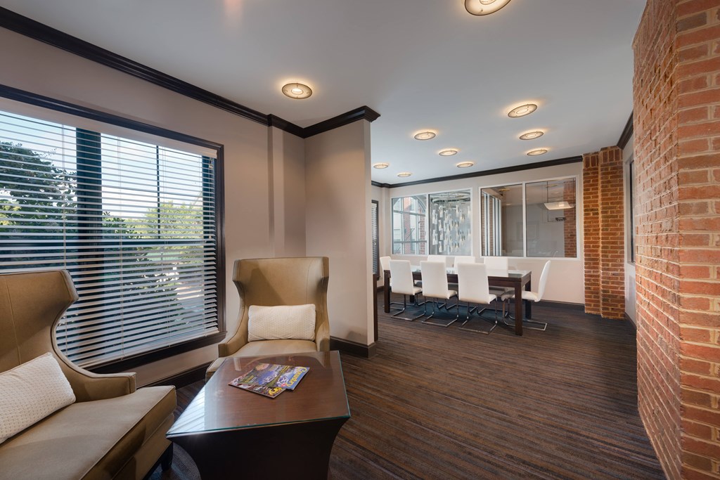 Lofted Business Center with Conference Table at The Cosmopolitan at Lorton Station, Virginia