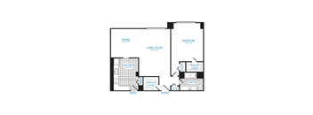 Spacious 1-bedroom, 1-bath in National Landing