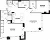 2 Bedroom, 2 Bath 1132 SF C61 Spacious 2 Bedroom Crystal City Apartments Arlington VA