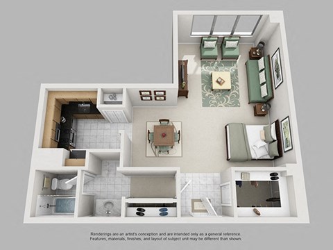 Renovated Studio Apartments in Crystal City Arlington VA