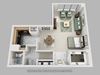 Studio, 1 Bath 762 SF 01C Renovated Studio Apartments in Crystal City Arlington VA