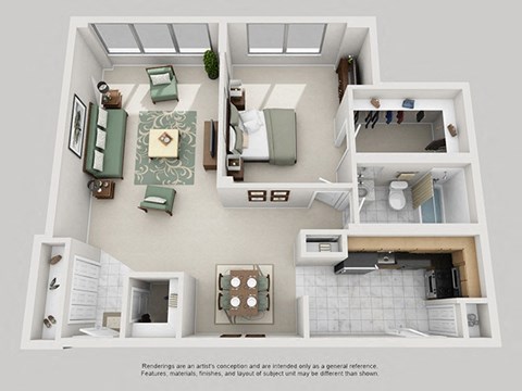 Spacious 1 Bedroom Crystal City Arlington VA Apartment Rentals