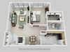 1 Bed, 1 Bath 947 SF 11B Spacious 1 Bedroom Crystal City Arlington VA Apartment Rentals