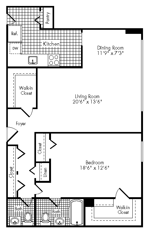 1 Bedroom Crystal City Arlington VA Apartment Rentals