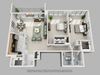 2 Bed, 2 Bath 1294 SF 22B Renovated 2 Bedroom Crystal City Arlington VA Apartment Rentals