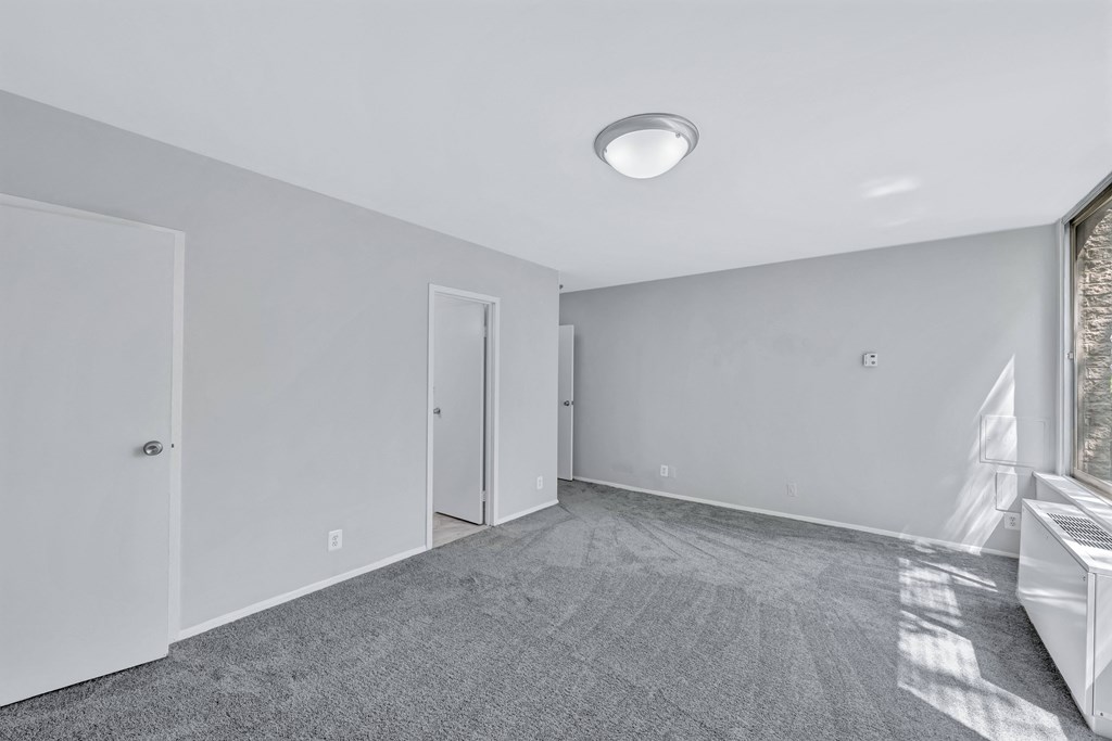 Plush carpeted bedrooms