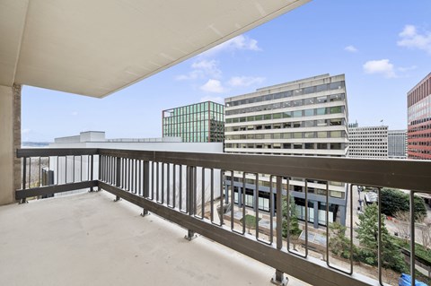 Private Apartment Balcony at Crystal Square, Arlington, VA, 22202