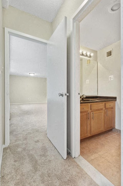 Bathroom With Vanity Lights at Crystal Square, Arlington, VA, 22202