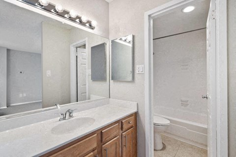 Bright Bathroom at Crystal Square, Arlington, VA, 22202