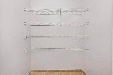 Walk-In Closets With Built-In Shelving at Crystal Square, Virginia