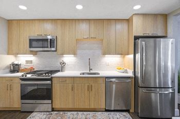 Spacious Kitchen With Pantry Cabinet at Crystal Square, Virginia, 22202