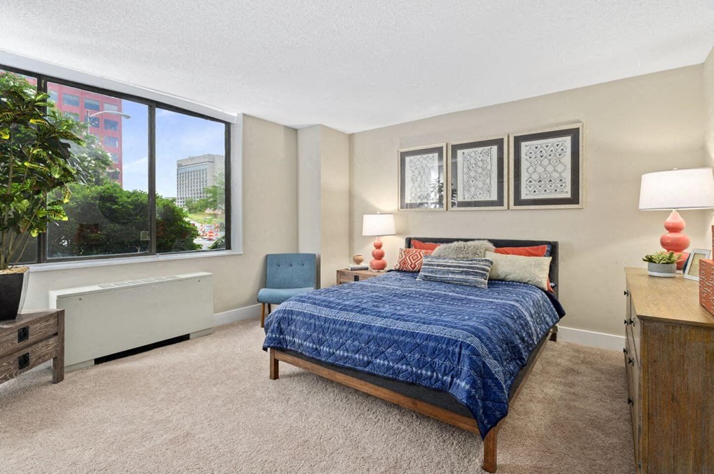 Large Bedrooms with Plush Carpet Large Bedrooms with Plush Carpet at Crystal Square, Virginia