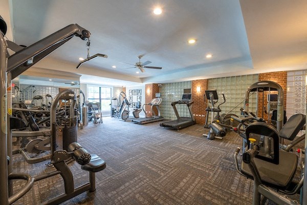 the apartments at masse corner 205 fitness room