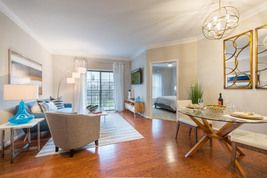 Beautiful crown molding to compliment any design style at The Cosmopolitan at Lorton Station, Lorton, Virginia