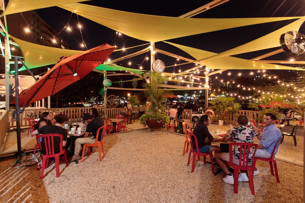 Generous retail and restaurant options