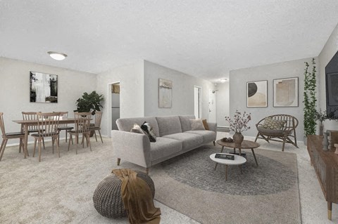 Modern Living Room at Crystal Square, Virginia