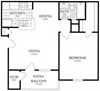 1 Bed, 1 Bath 644 SF 11 Modern 1 Bedroom Woodbridge VA Apartment Rentals