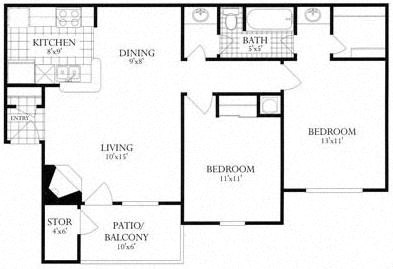 2 Bedroom Woodbridge VA Apartment Rentals