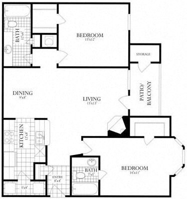 2 Bedroom Woodbridge VA Apartment Rentals