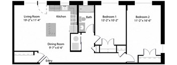 Modern 2 Bedroom Rosslyn VA Apartment Rentals