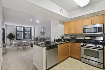 Bedroom and Kitchen Luxury Apartment Rentals in Pentagon City Arlington VA - Photo Gallery 3