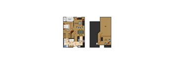 1-bedroom loft in Lorton, VA