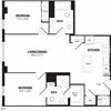 1 Bedroom + Den, 2 Bath 966 SF C11 Spacious 1 Bedroom Crystal City Arlington VA Apartment Rentals
