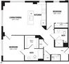 2 Bedroom, 2 Bath 987 SF C1 Modern 2 Bedroom Crystal City Apartments Arlington Virginia