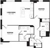 2 Bedroom, 2 Bath 997 SF C32 Spacious 2 Bedroom Crystal City Apartments Arlington VA