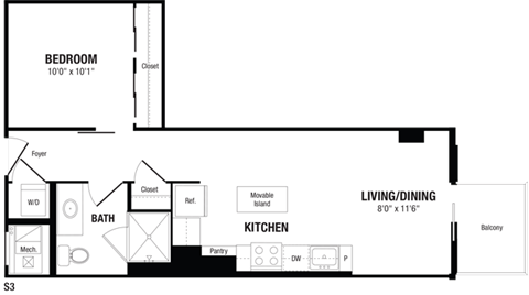 Studio apartments in Crystal City Arlington VA