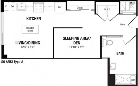 Renovated studio apartments in Crystal City Arlington Virginia