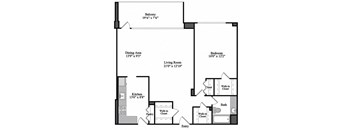 Spacious 1 Bedroom Apartments in Crystal City Arlington VA