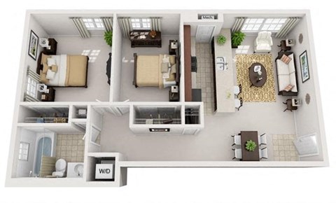 2 Bedroom National Landing Arlington VA Apartment Rentals