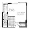 Studio, 1 Bath 893 SF S3