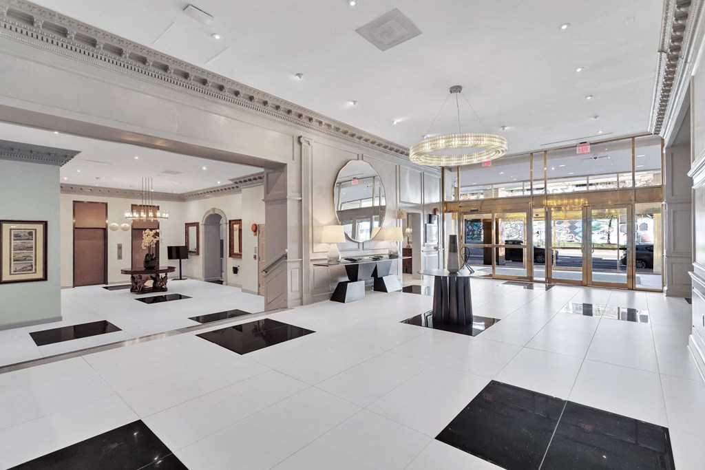 the lobby of the theorem building