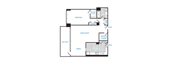 Spacious 1-bed, 1-bath in National Landing