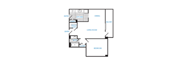 Spacious 1-bed, 1-bath in National Landing